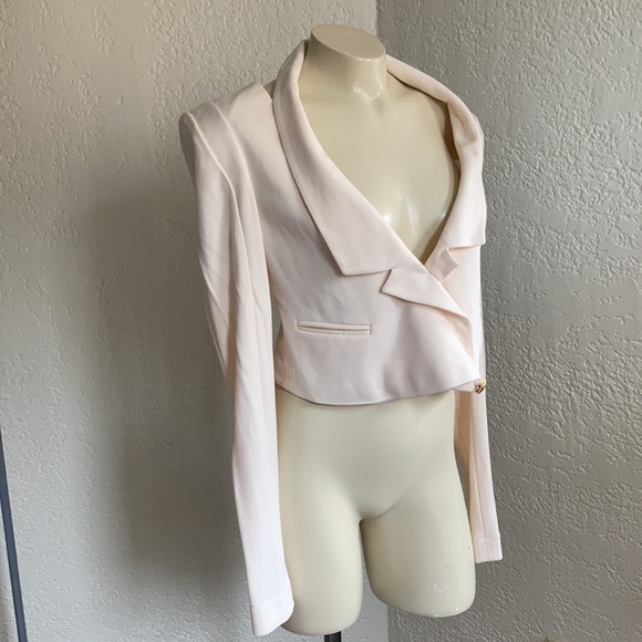 𝅺LEIFSDOTTIR ivory cropped blazer SZ 2 NWT $398 - Picture 1 of 12